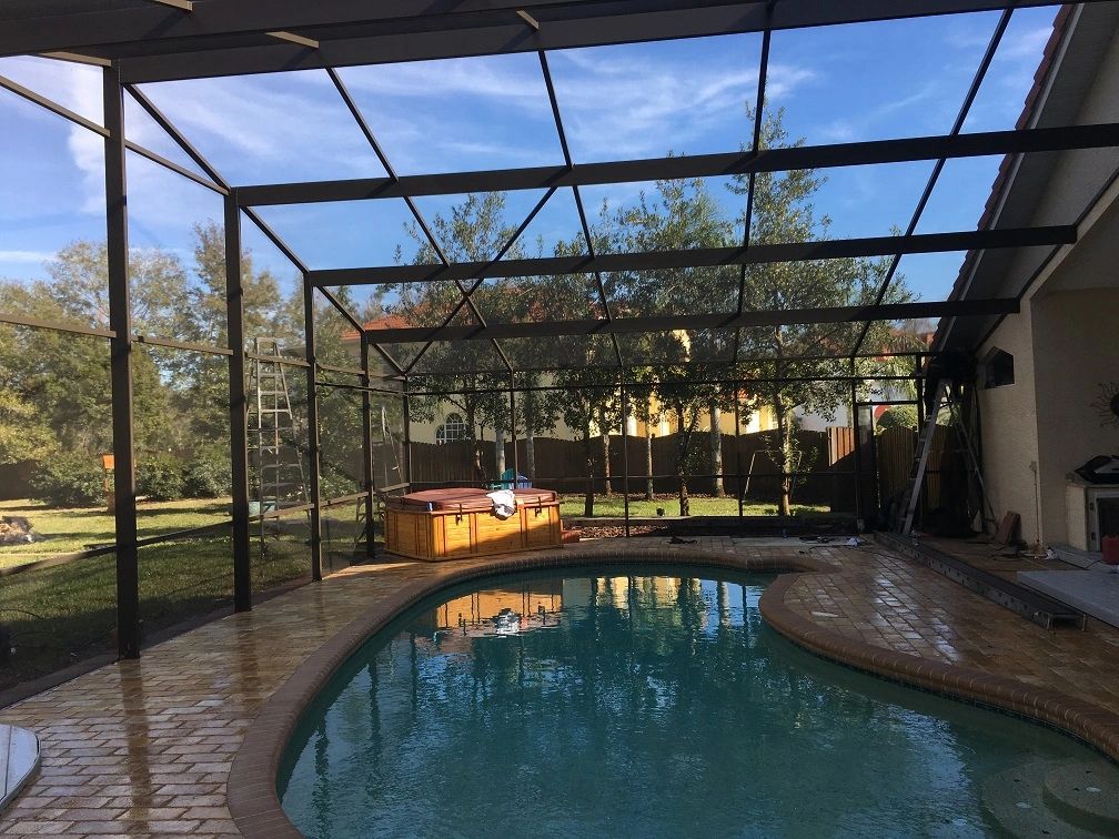Leading company in Pool Enclosure Painting & patio screen
